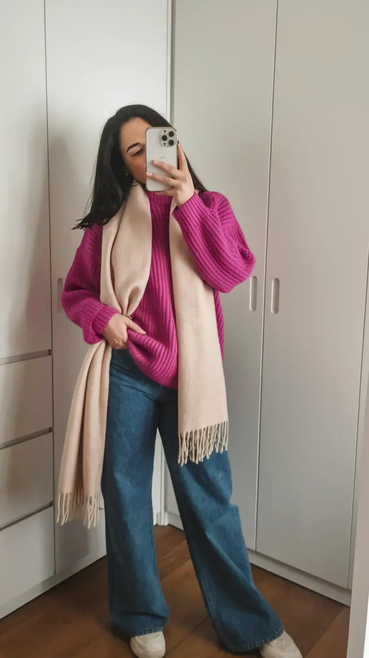 fall outfits for school 2025 Bright and Bold for Chilly Mornings
