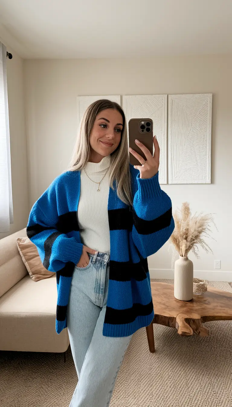fall outfits for school 2025 Soft Neutrals With a Power Cardigan