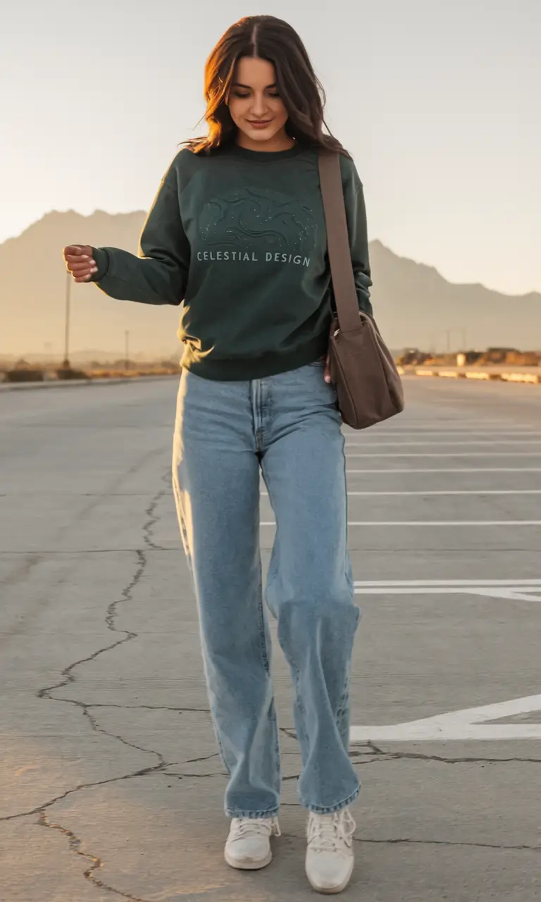 fall outfits for school 2025 Graphic Sweatshirt Energy