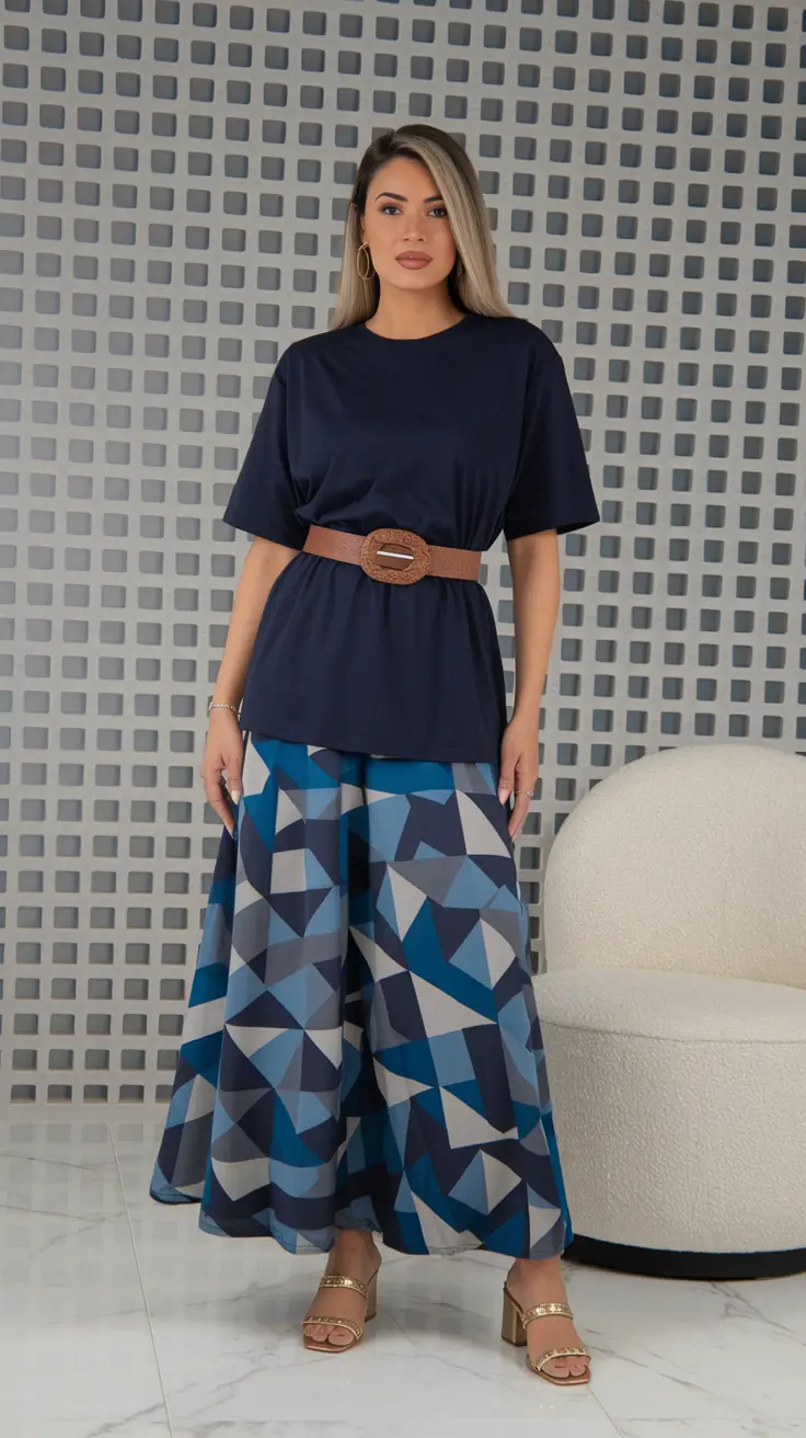 fall outfits latina women - cute ideas 2025 Graphic Blues for Getaway Vibes
