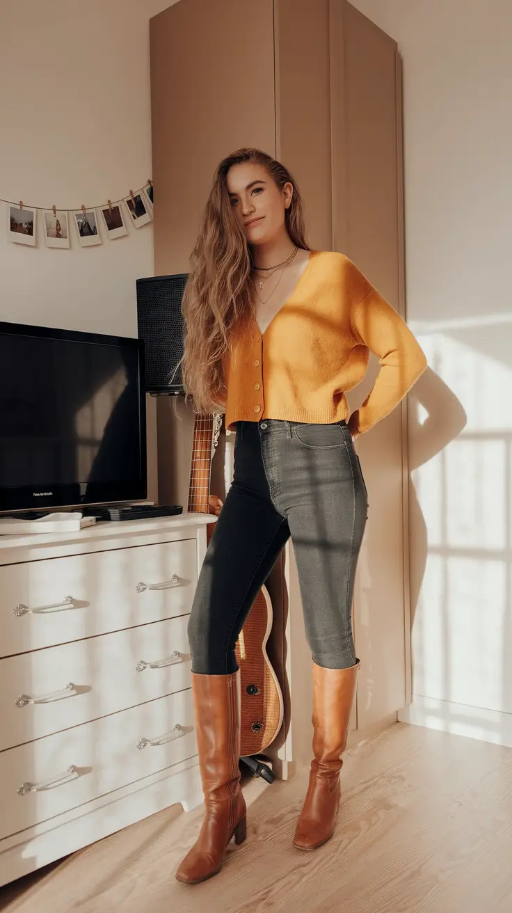 fall outfits with jeans 2025 Golden Hour Glow-Up