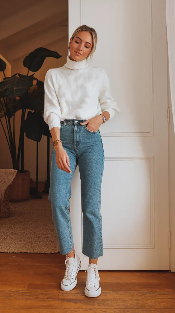 fall outfits with jeans 2025 Elevated Basics for Everyday Cool