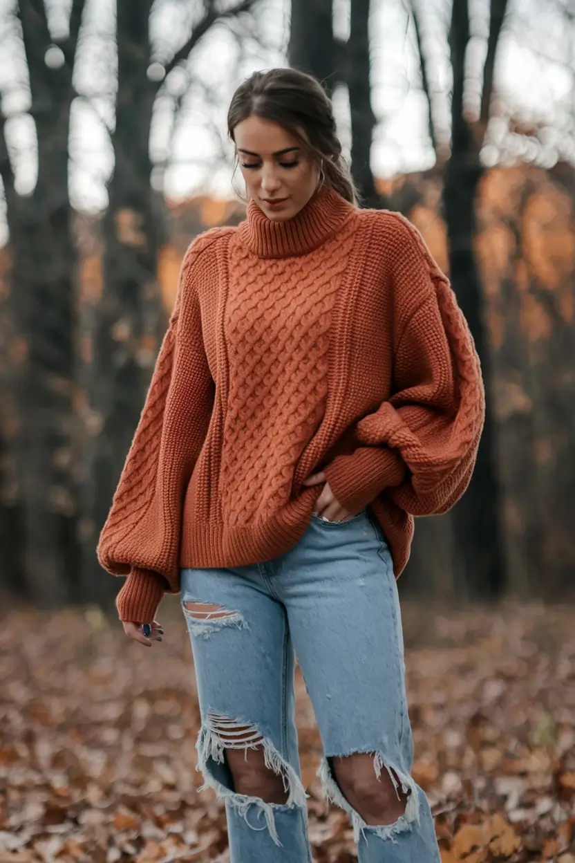 fall sweater outfits ideas 2025 Forest Walk Energy