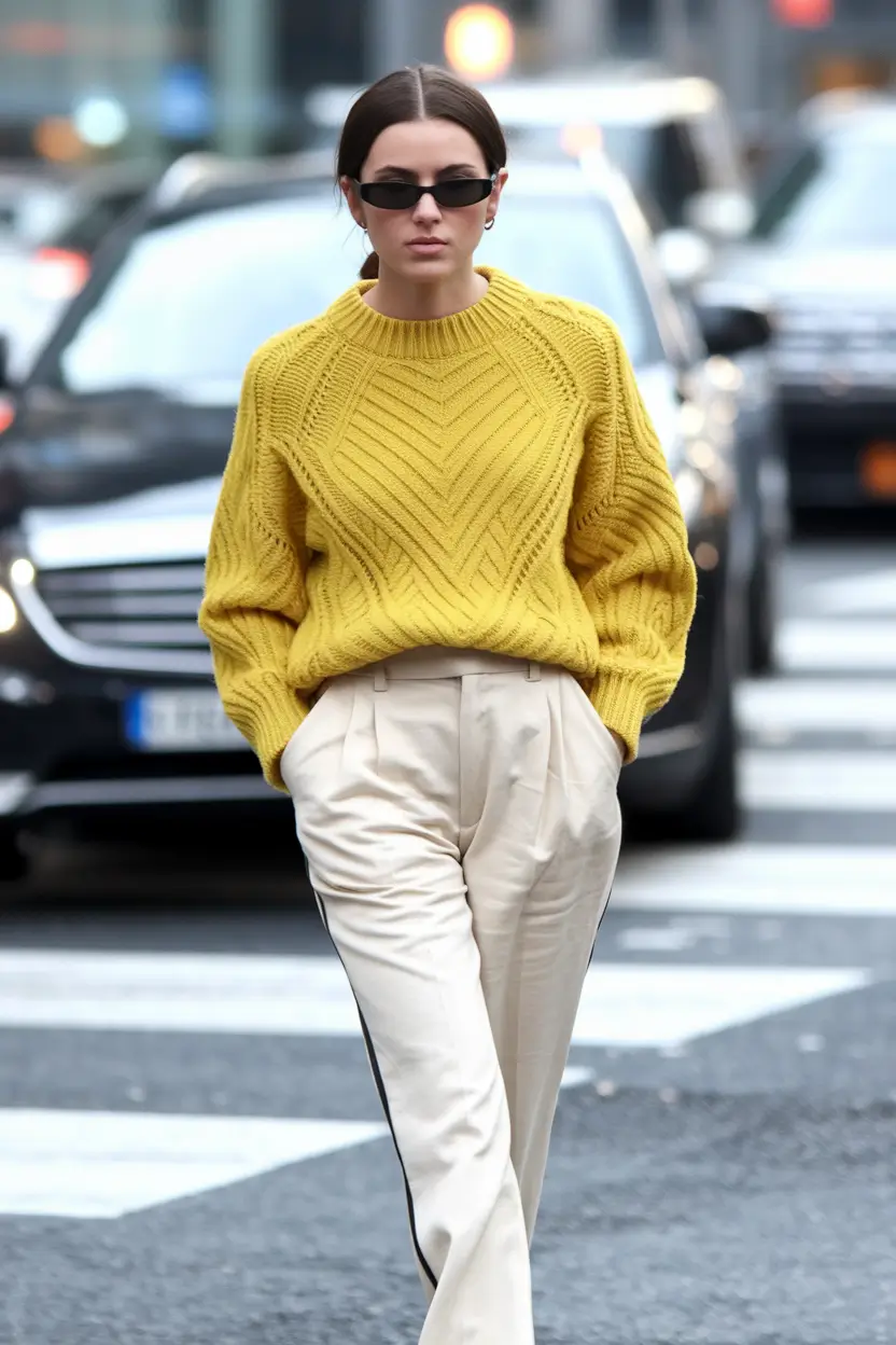 fall sweater outfits ideas 2025 Sunshine on a Cloudy Day