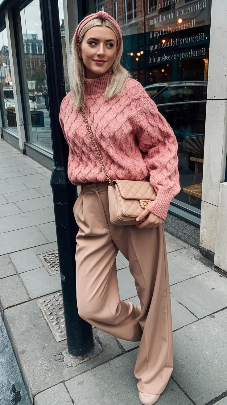 fall sweater outfits ideas 2025 Parisian Café Core