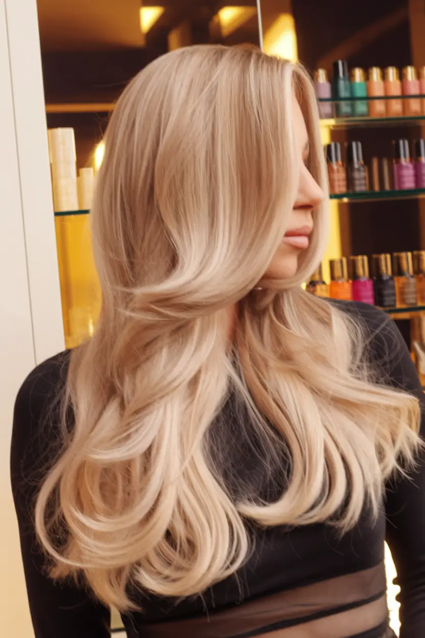 fall hair color for blondes Soft Layers and Fall-Light Blonde