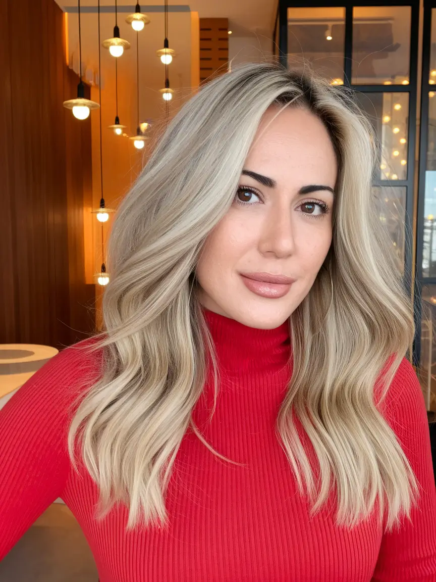 fall hair color for blondes golden ash soft volume