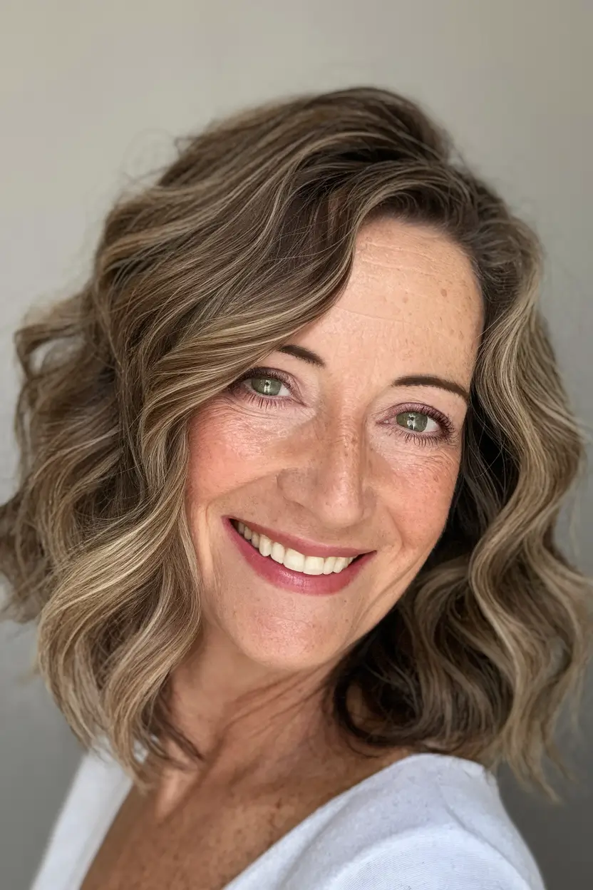Haircuts for Women Over 60 - Fall 2025 Textured Curls with Dimension