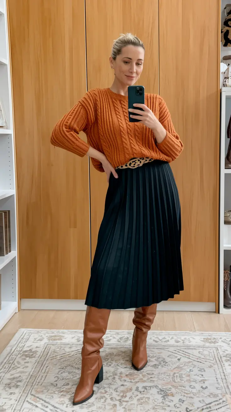 Layers Harvest Spice Meets Pleated Grace