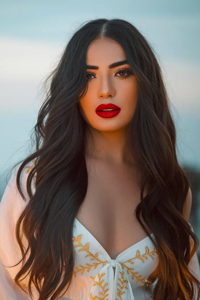 long fall hairstyles to love in 2025 Dark Layers with Bombshell Volume