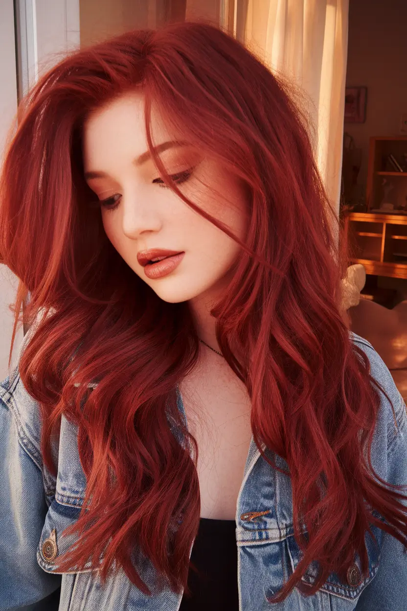 Must-Try Fall Red Hair Colors for Redheads 2025 Soft Autumn Auburn With Natural Volume