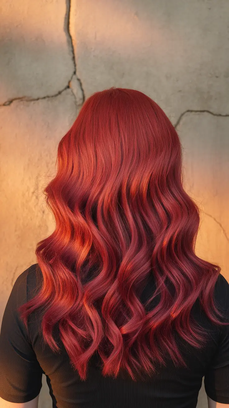 Must-Try Fall Red Hair Colors for Redheads 2025 Glossy Cinnamon Wine Balayage
