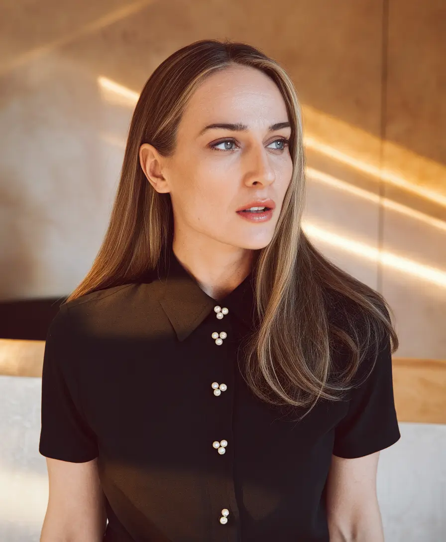 New haircuts - September 2025 ideas Smooth Layers with Sunkissed Contour Highlights