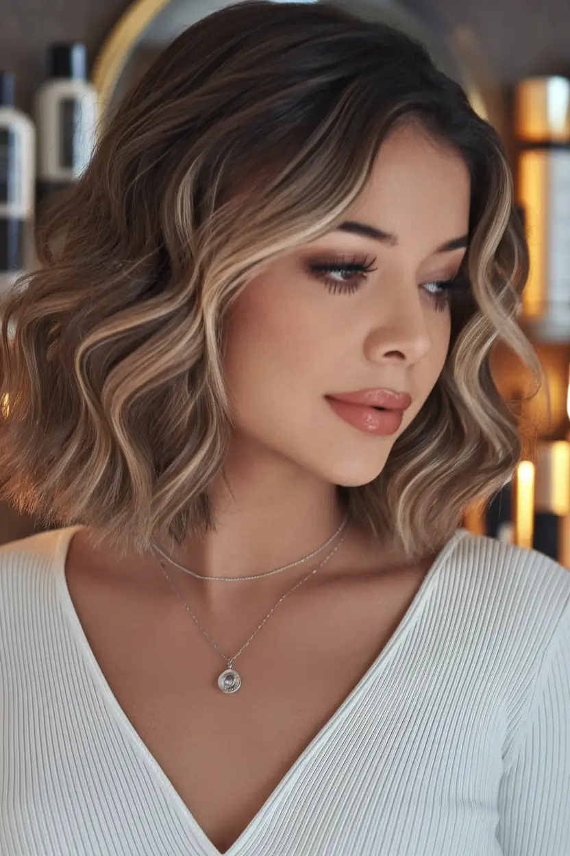 New haircuts - September 2025 ideas Structured Blonde Waves with Luxe Dimension