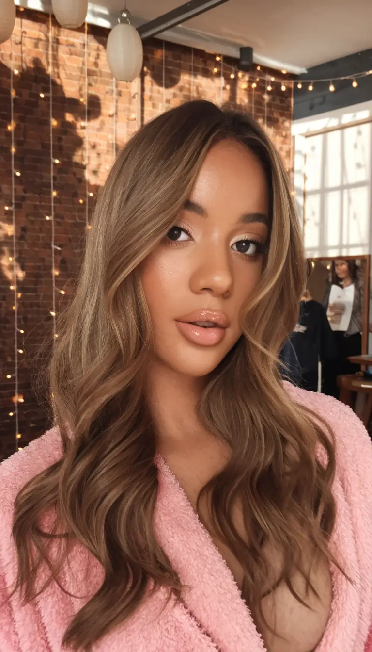 New haircuts - September 2025 ideas Golden Light Waves with Glazed Shine Finish
