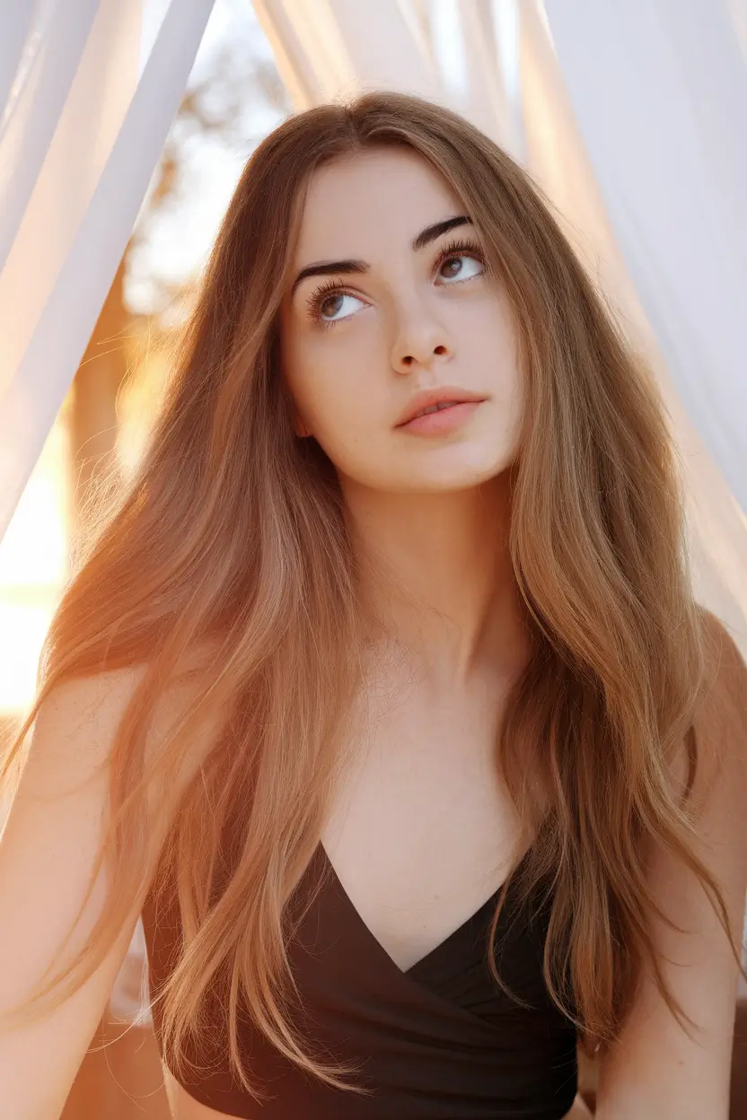 New haircuts - September 2025 ideas Softly Layered Long Cut with Copper Undertones