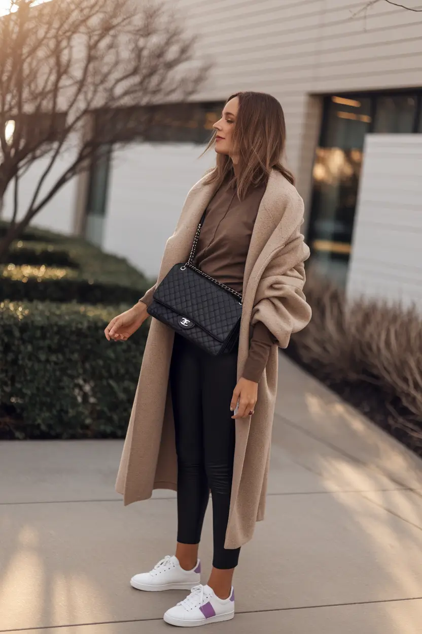 new ideas 2025 fall style for women – Tonal Taupe Athleisure Luxe