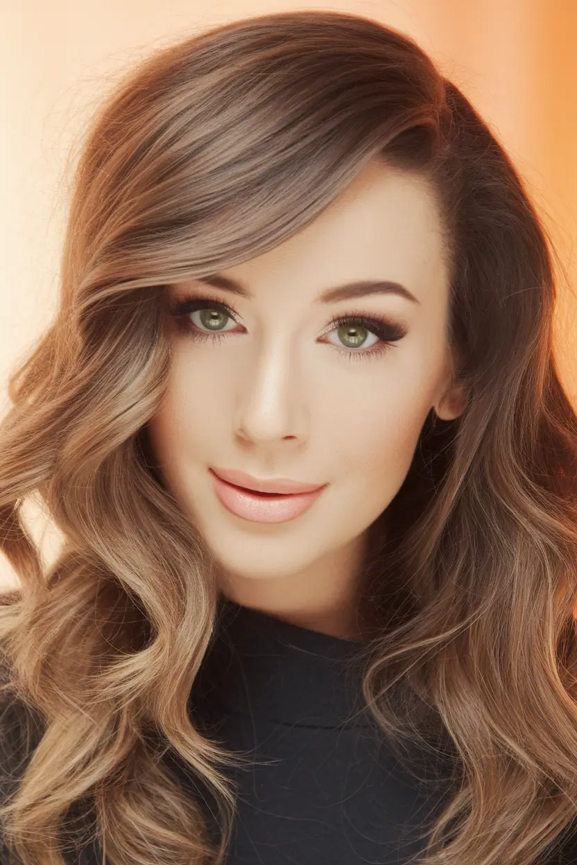 september hair color ideas - fall trends for 2025 Buttery Light Brunette with a Glamorous Blowout