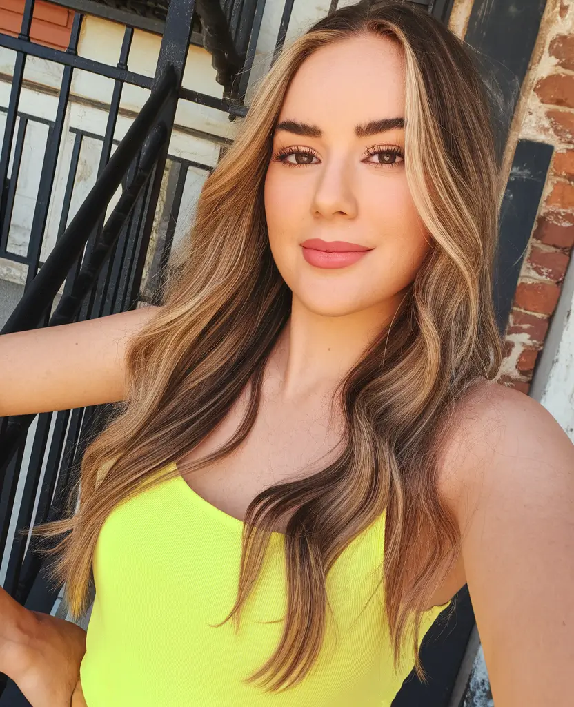 september hair color ideas - fall trends for 2025 Golden Face-Framing Blonde with Root Shadow