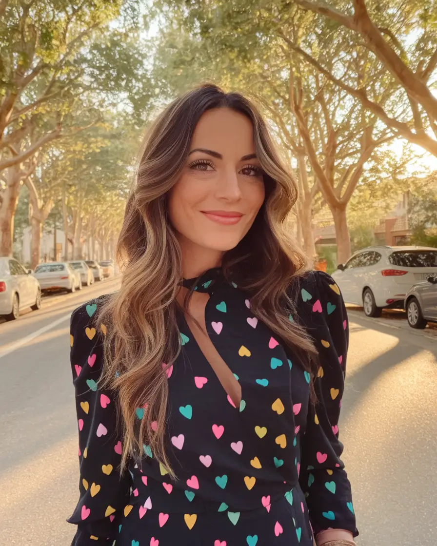 september hair color ideas - fall trends for 2025 Golden Brown Balayage with Warm Caramel Ends