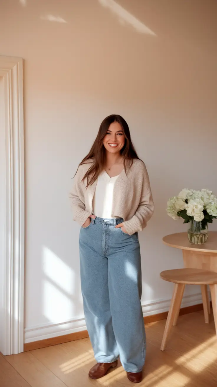 september outfits ideas 2025 Casual Lightness for Warm Indoor Days