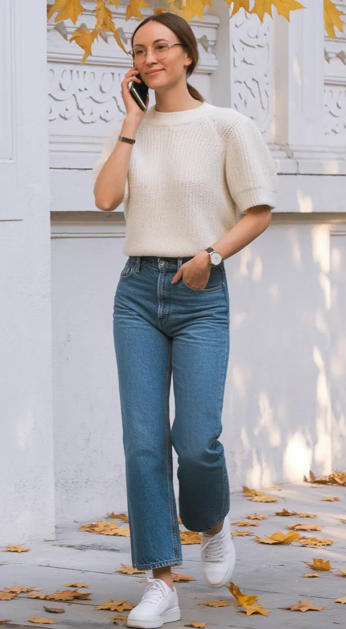 september outfits ideas 2025 Minimalist Uniform for Warm September Mornings