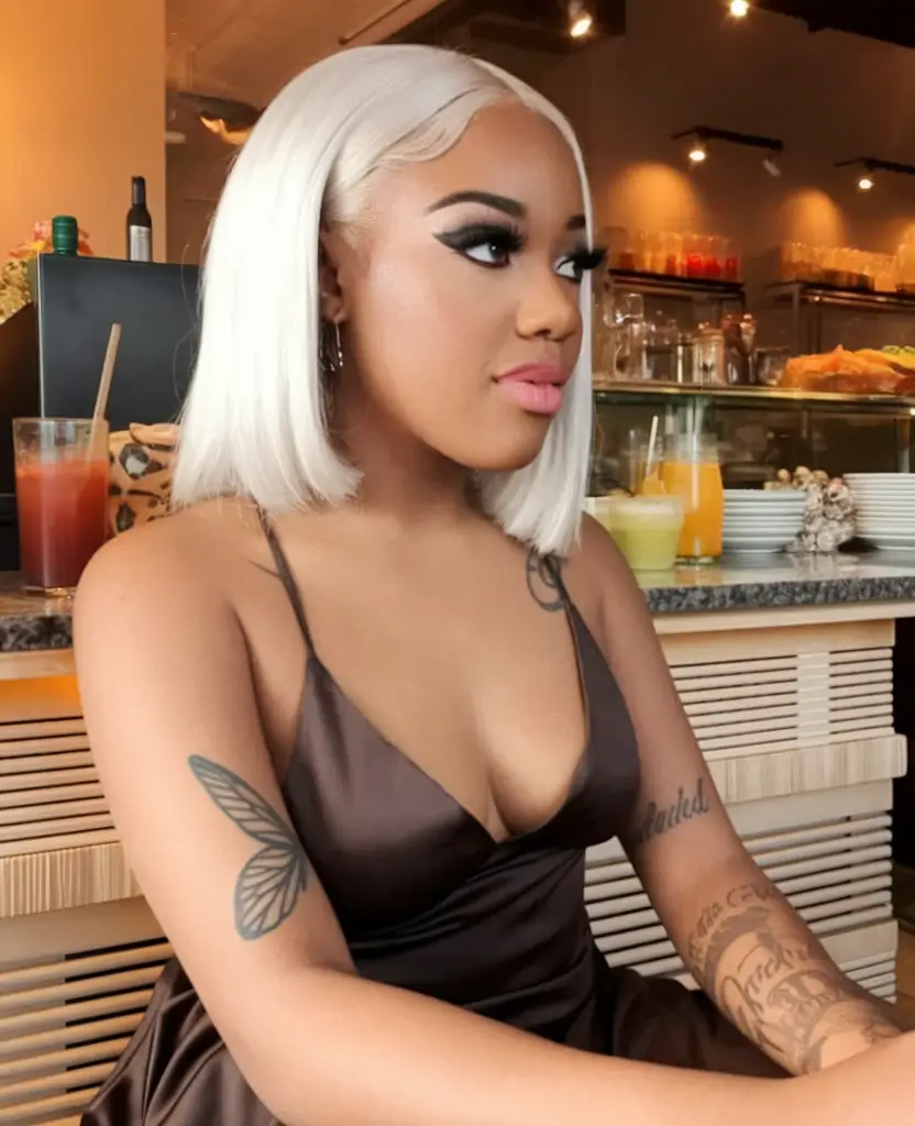 fall pixie hair color black women Vanilla Ice Precision Bob