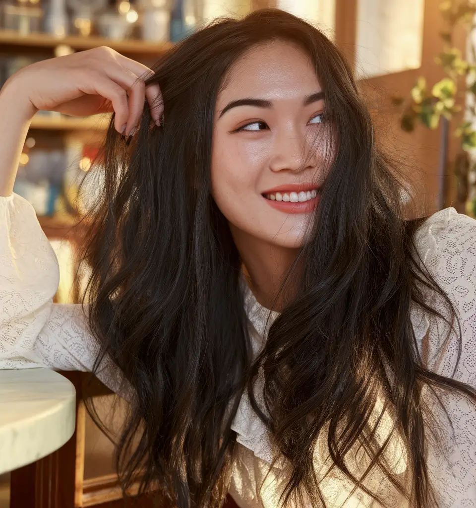 Trending Fall 2025 Hair Colors for Deeper Skin Effortless Espresso with a Playful Edge