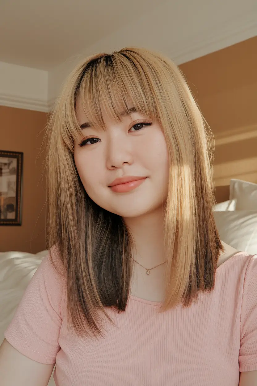 Trendy Fall 2025 Haircuts for Chubby Face Shapes Shag