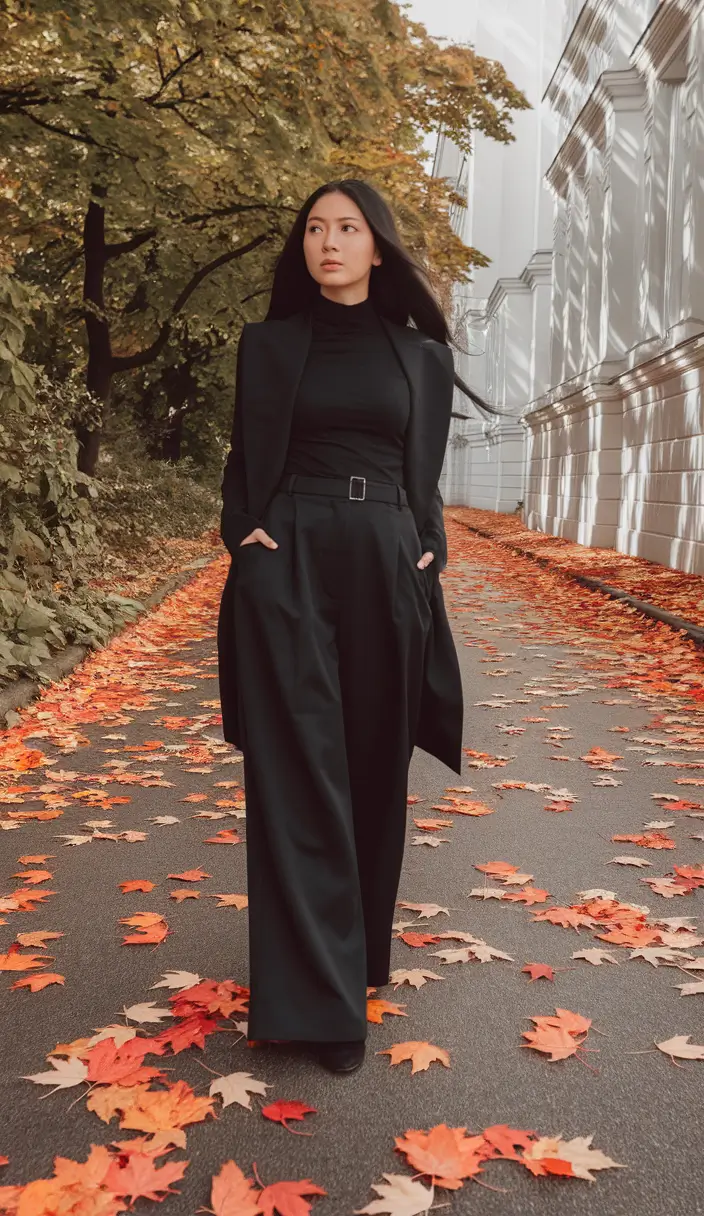 trendy fall outfits ideas 2025 All Black, No Apologies