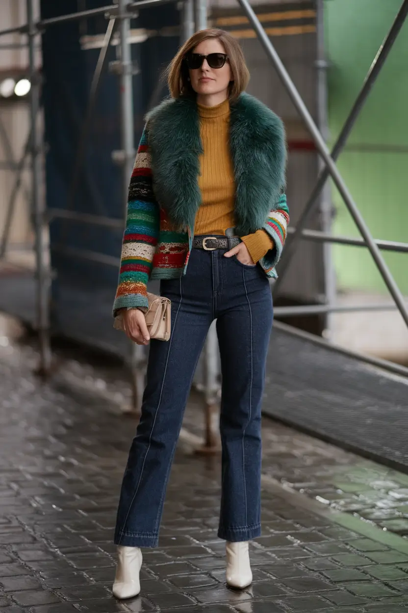 street style Jeans Retro Revival with a Twist