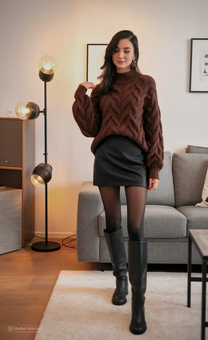 nyc fall outfits night out Cozy Chic for Nights In or Out