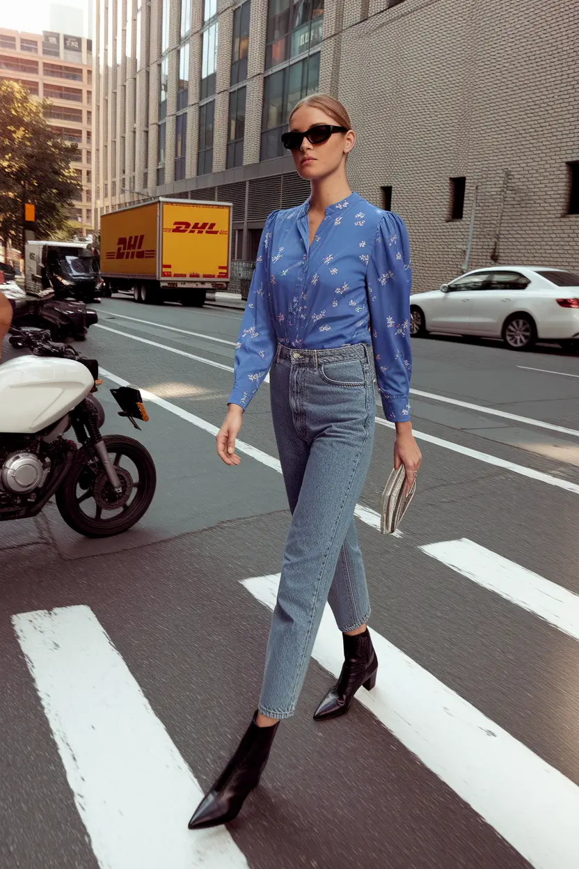 nyc fall outfits street style casual Effortless Denim for the Everyday Hustle