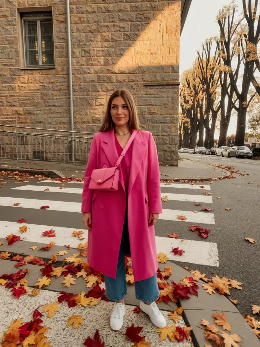 nyc fall outfits plus size Bubblegum Brilliance in Brooklyn