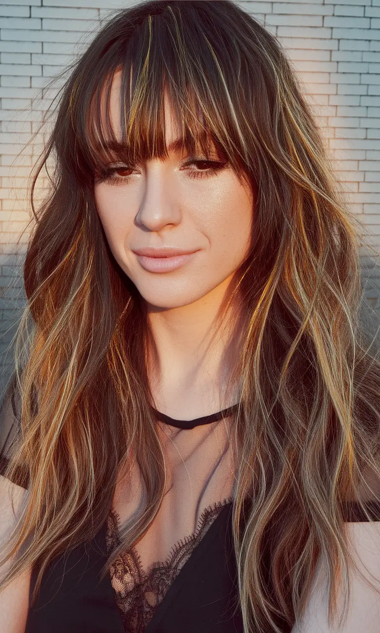 Chic and Cute Hair Color Ideas for Fall 2025 Auburn with Copper Balayage Accents