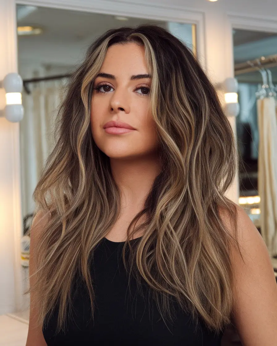 Fall hairstyle for Medium Hair 2025 - Money Piece Highlights with Tousled Texture: Edge Meets Ease