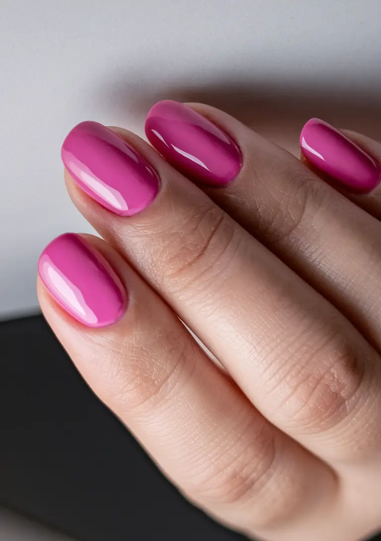 Fall Nail Trends 2025 Playful Pink Simplicity