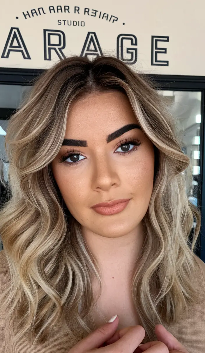 Medium-Length hairstyle for Fall 2025 Soft Dimensional Waves