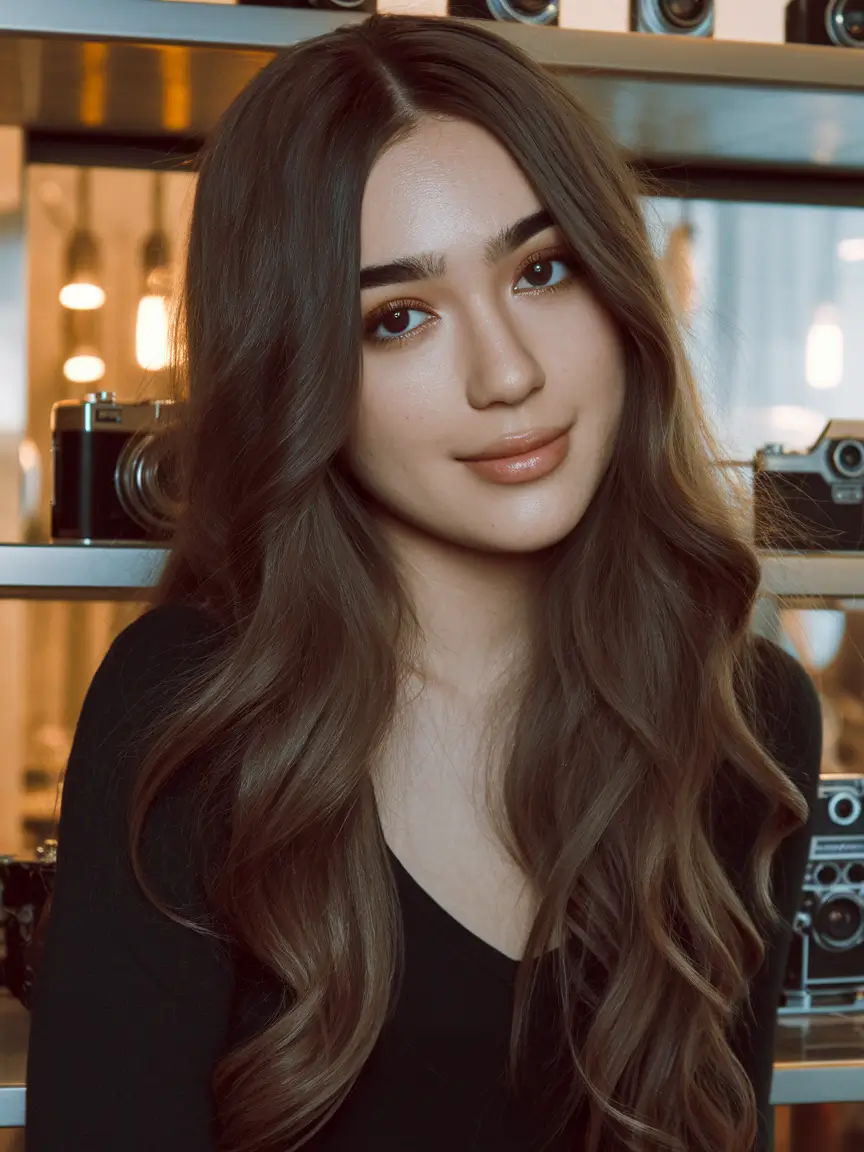 Rich Dark Brown Hair Colors for Fall 2025 Velvety Dark Chocolate Waves
