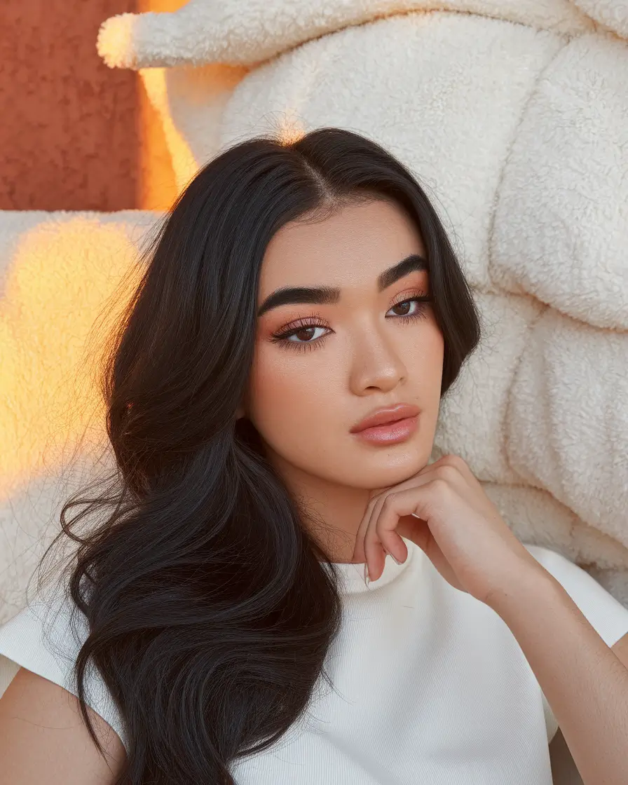 Rich Dark Brown Hair Colors for Fall 2025 Midnight Black with Flowing Layers