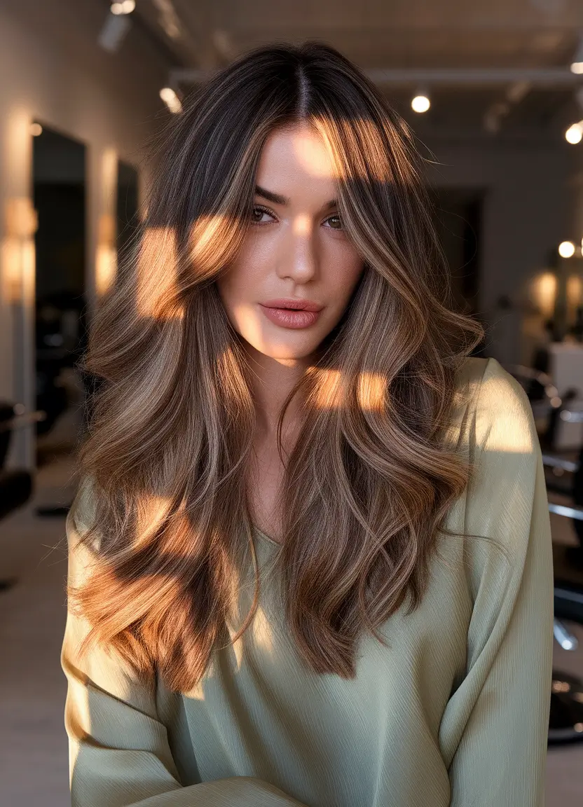Rich Dark Brown Hair Colors for Fall 2025 Soft Ash Brown Balayage Glow