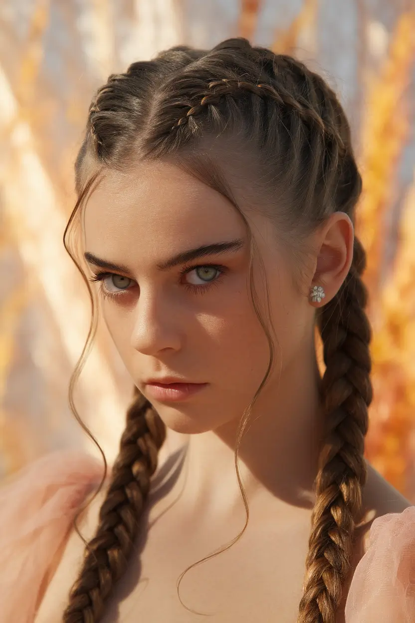 Stunning Braid Hairstyles for Fall 2025 Romantic Dutch Braids with a Soft Twist