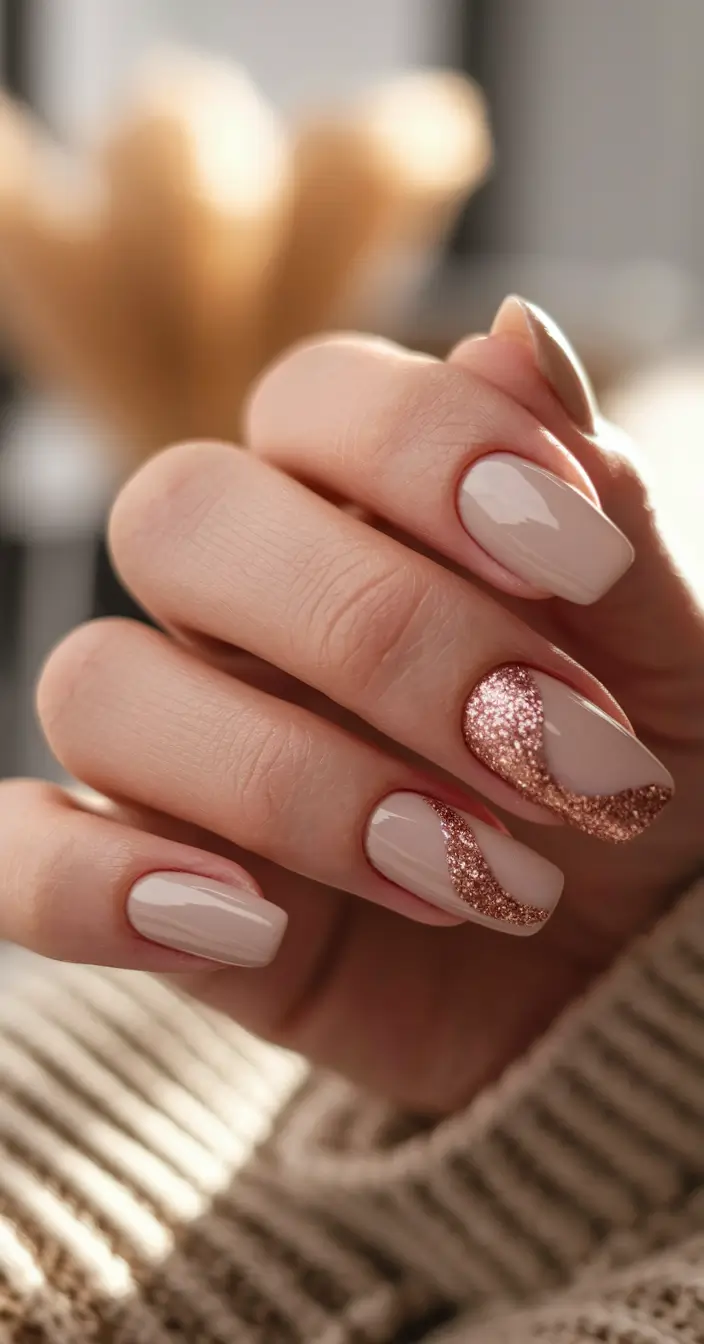 fall wedding nails bride short mother of the bride inspo