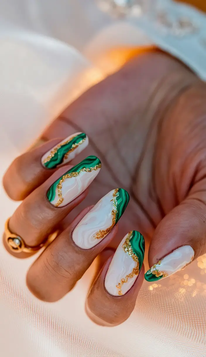 fall wedding nails bride acrylic bridesmaid burnt orange inspo