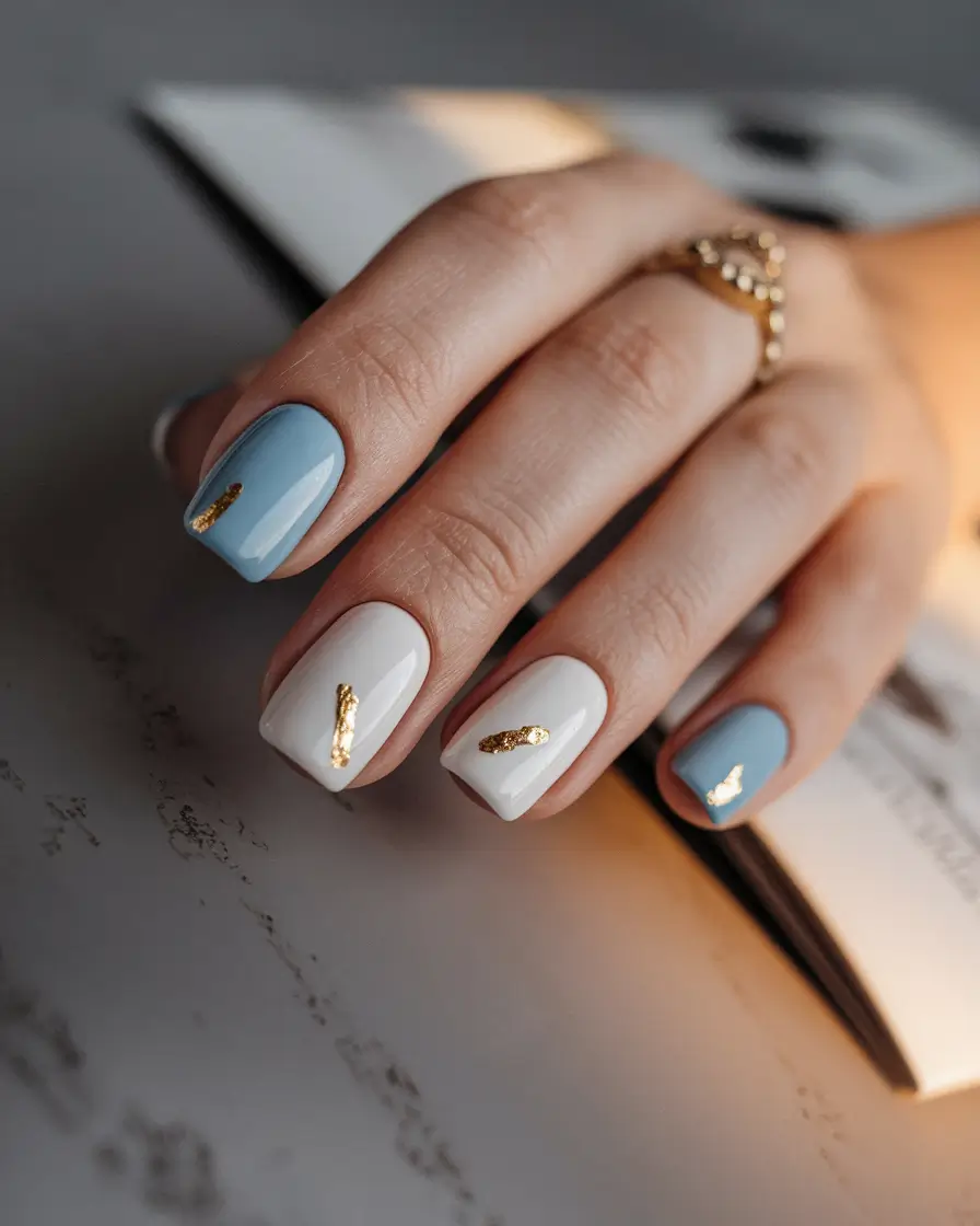 fall wedding nails bridesmaid short guest simple inspo