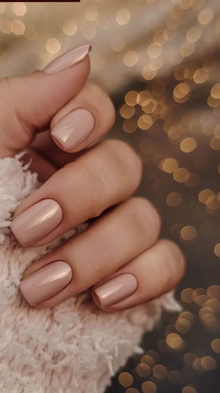 Stylish Fall Wedding Nails 2025 Classic Neutral Shine for Timeless Elegance