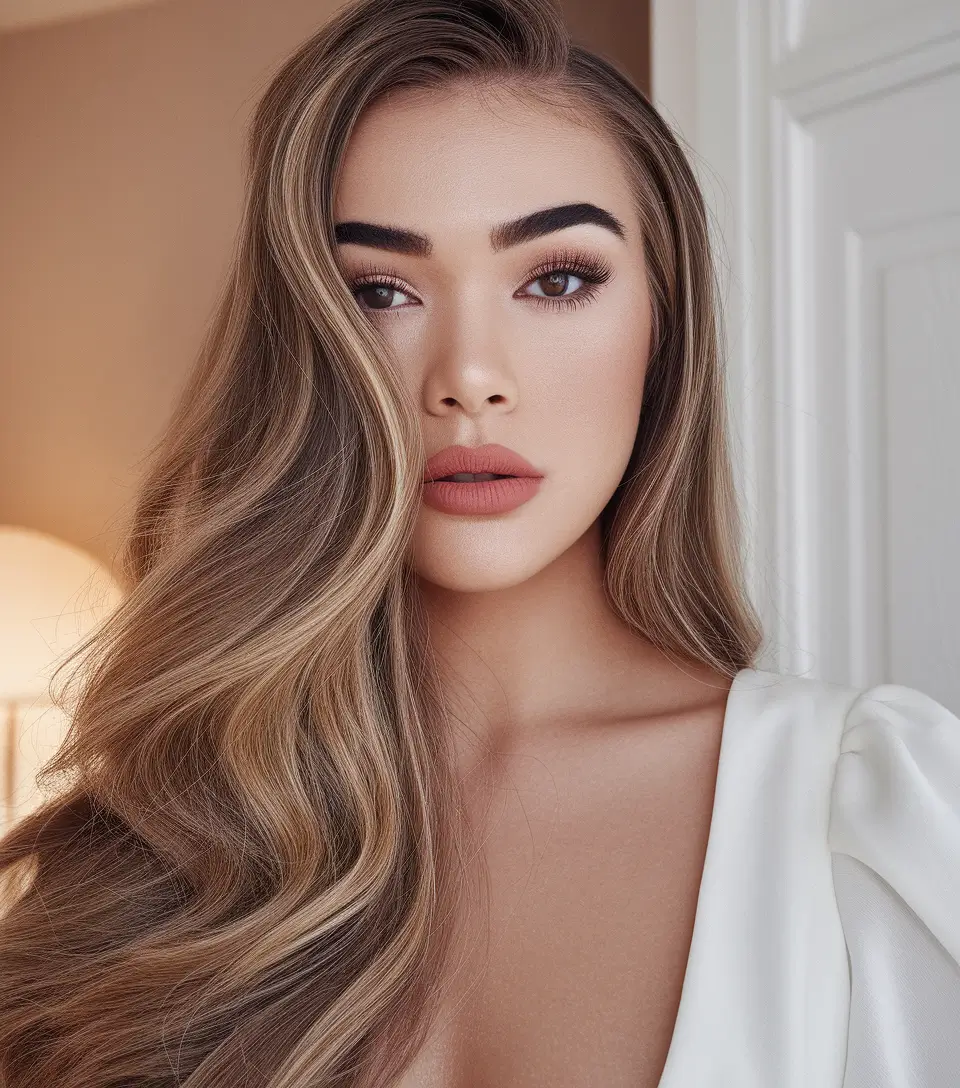 Top Hair Colors to Try This autumn 2025 Champagne Blonde Balayage