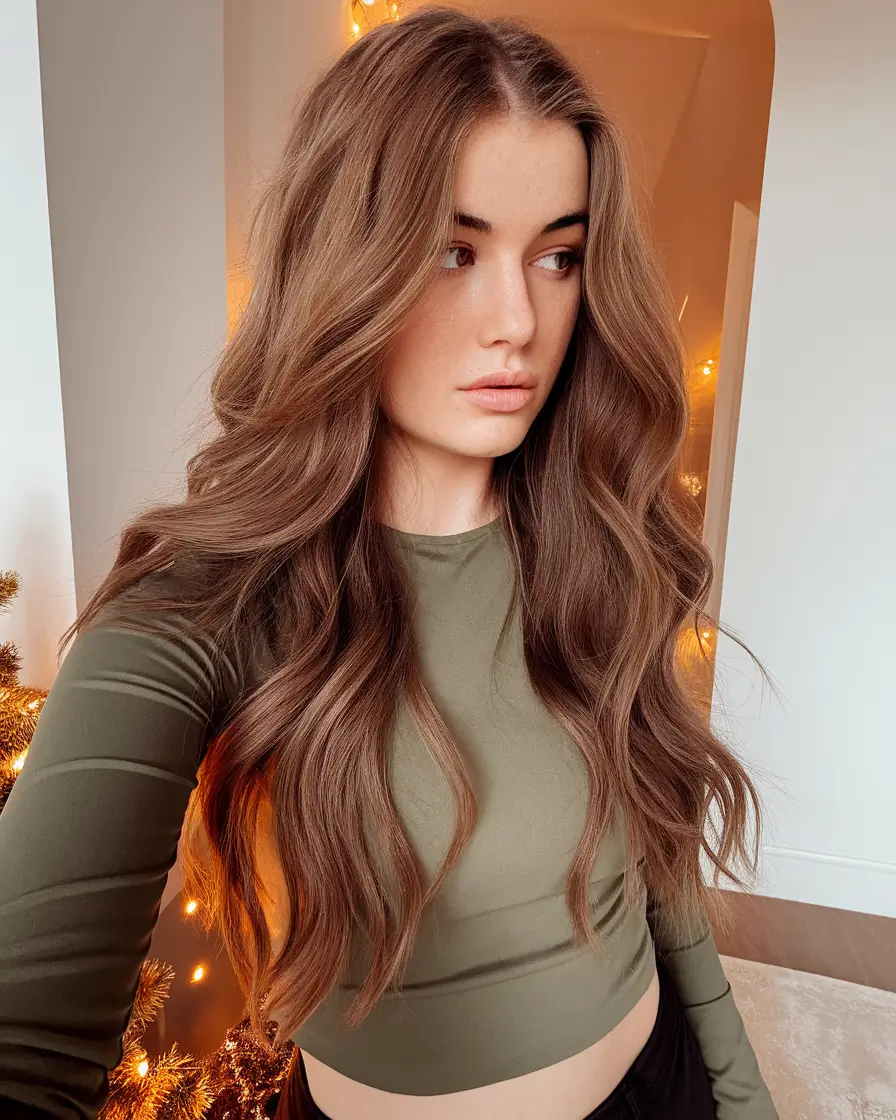 Top Hair Colors to Try This autumn 2025 Golden Maple Waves