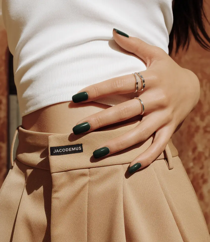 Trendy Autumn Nail Colors 2025 Forest Depth