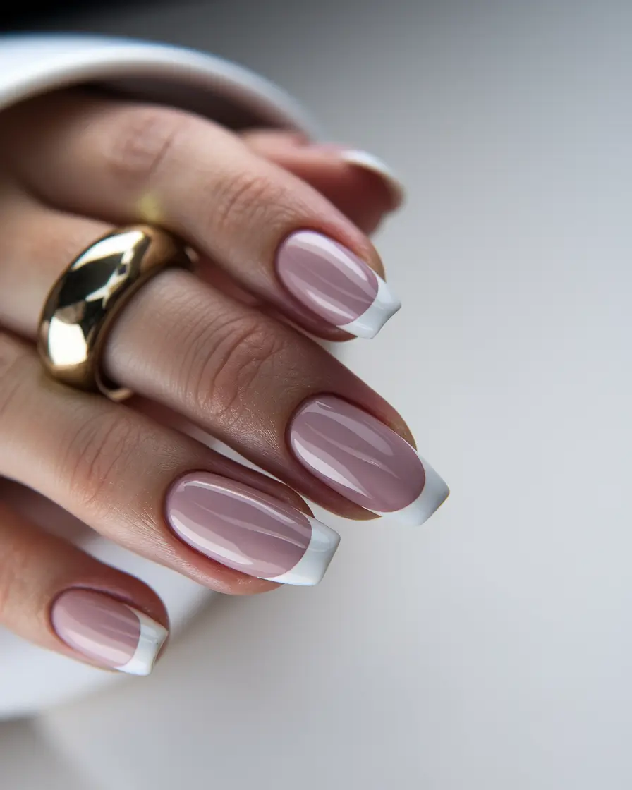 Best Winter Nail Colors 2025-2026 Classic White French